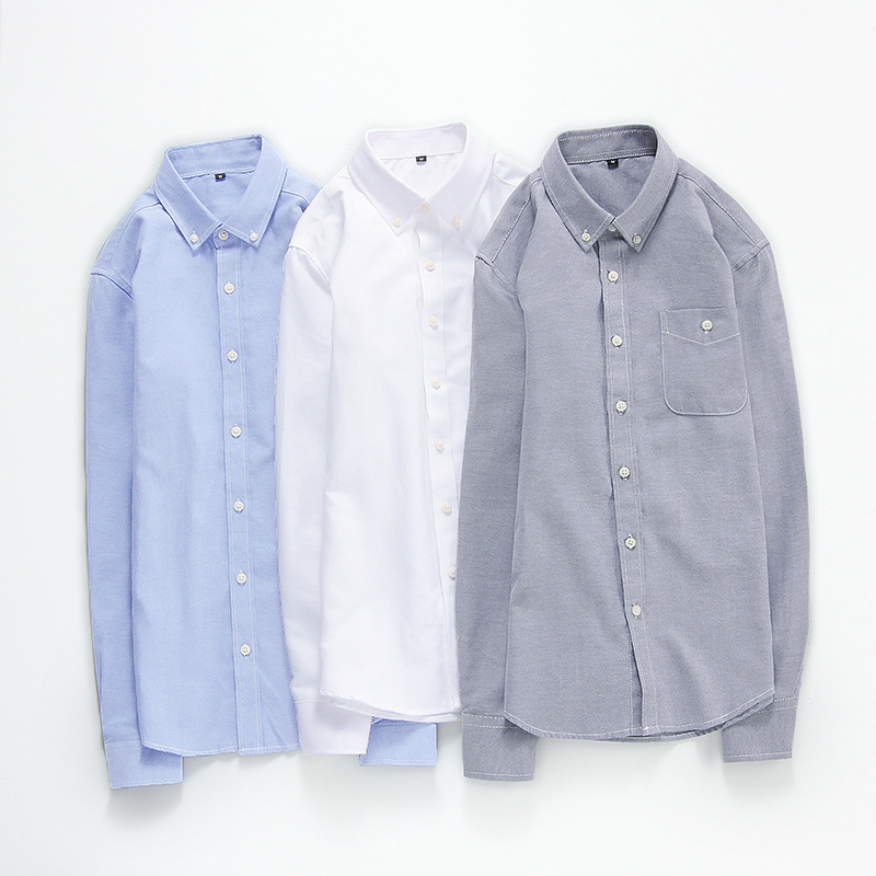 YIWU Factory Wholesale Shirts Oxford Shirt Mens Button Down Oxford Shirts