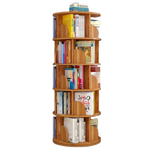 Wood 360 Rotating Wood Bookshelf Children Bookshelf Book Shelf for Kids Storage Rack Shelves Bookcase For Children