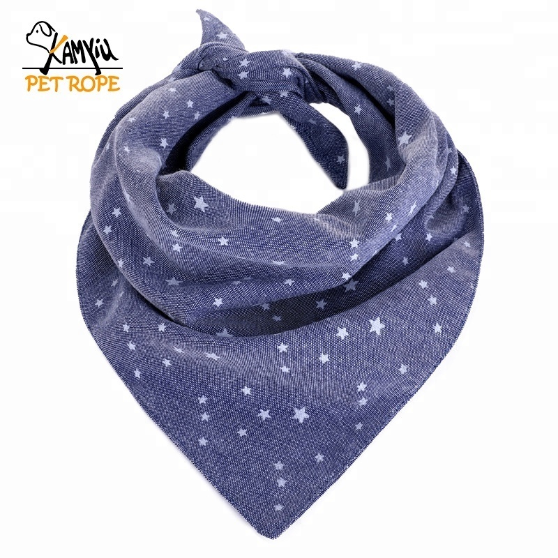 Dog Scarf Bandana Bib Pet Grooming Accessories Triangular Bandage Adjustable Tie On for Cat Puppies Medium Large Dogs