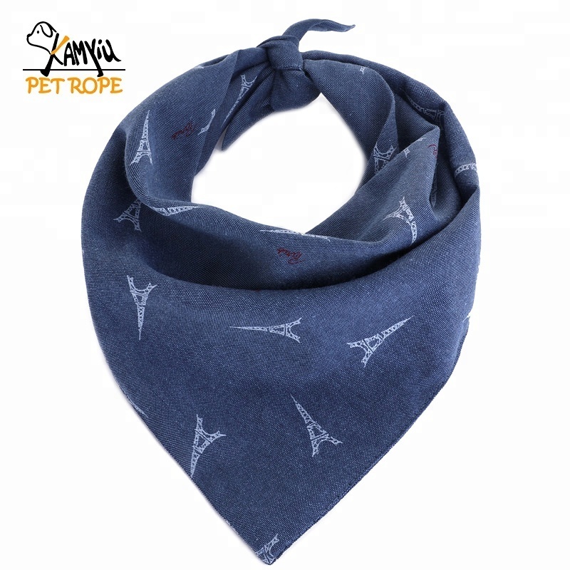 Dog Scarf Bandana Bib Pet Grooming Accessories Triangular Bandage Adjustable Tie On for Cat Puppies Medium Large Dogs