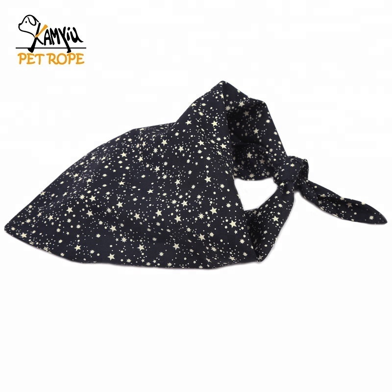 Dog Scarf Bandana Bib Pet Grooming Accessories Triangular Bandage Adjustable Tie On for Cat Puppies Medium Large Dogs