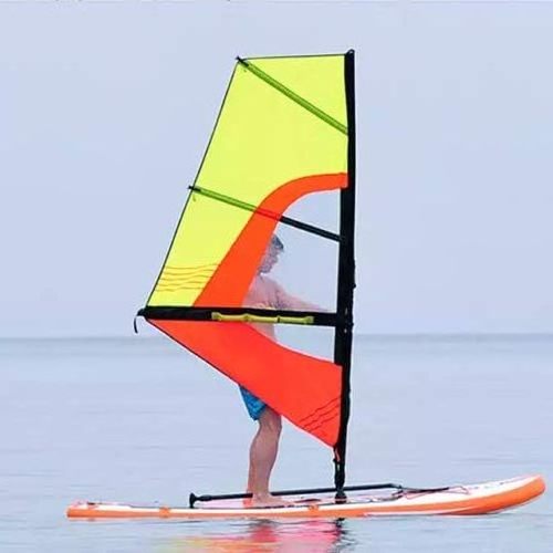 2023 Fabulous Inflatable 0.9mm PVC 10ft. SUP Sailboat Windsurfing Paddle Surf Board New