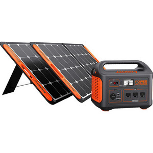 Portable Power Station with 2 Solar Panels Kit 1000W AC Inverter (2000W Surge) 23% Solar Panel Conversion Efficiency