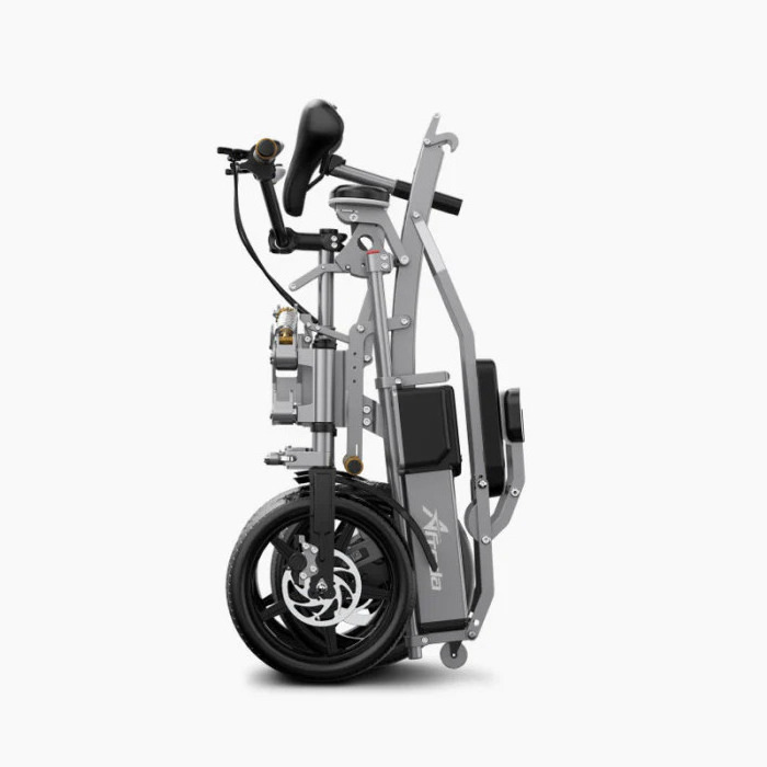 Lowest Price 2024 Electric Reverse Foldable Trike Bicycle Bike Scooter Ebike E-scooter Tricycle