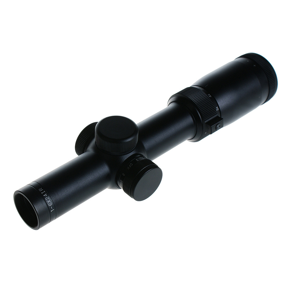 new power 1x to 6x illuminated optic night vision mini optic  scope 1-6x24 IR scope