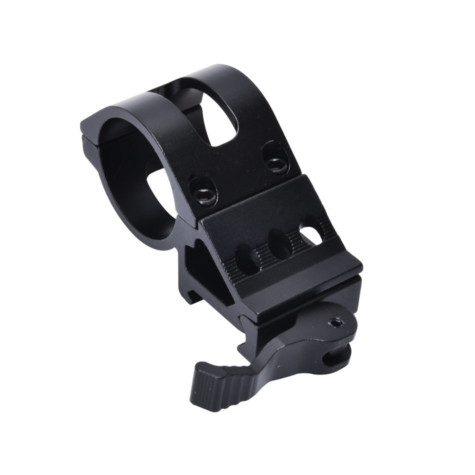 Quick Detachable Scope Mounts 30mm Offset Ring Flashlight Laser Side Mount 21mm