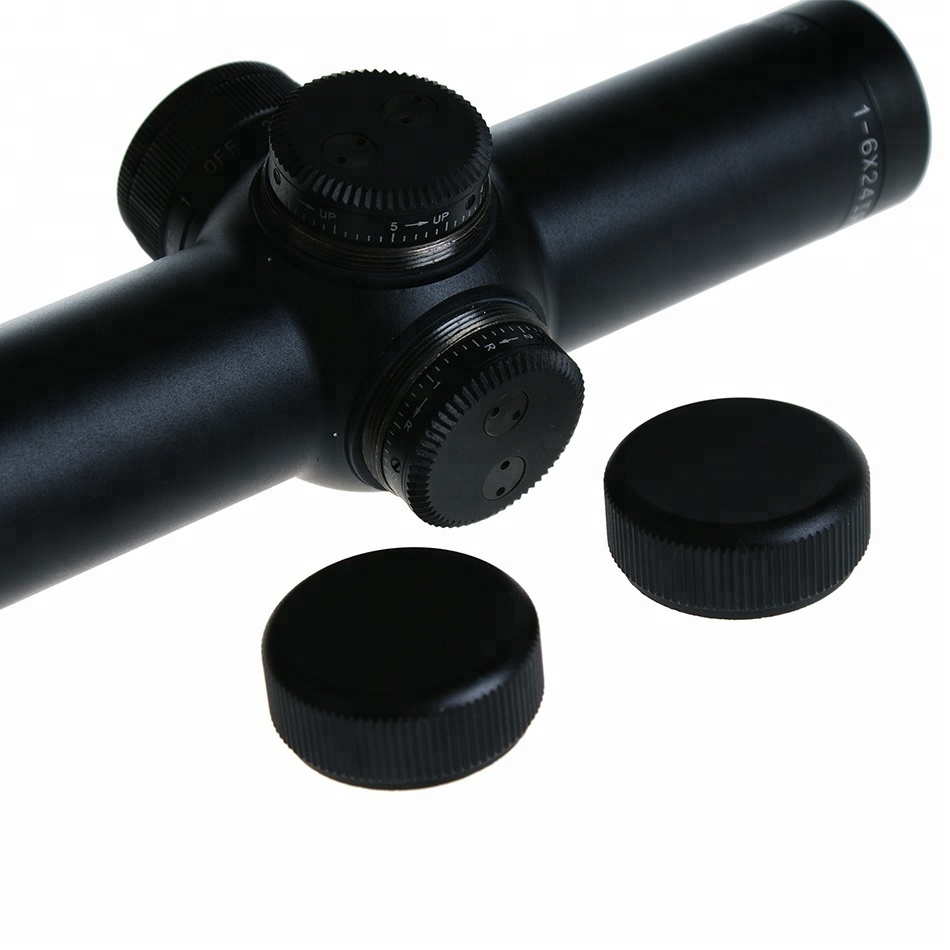 new power 1x to 6x illuminated optic night vision mini optic  scope 1-6x24 IR scope