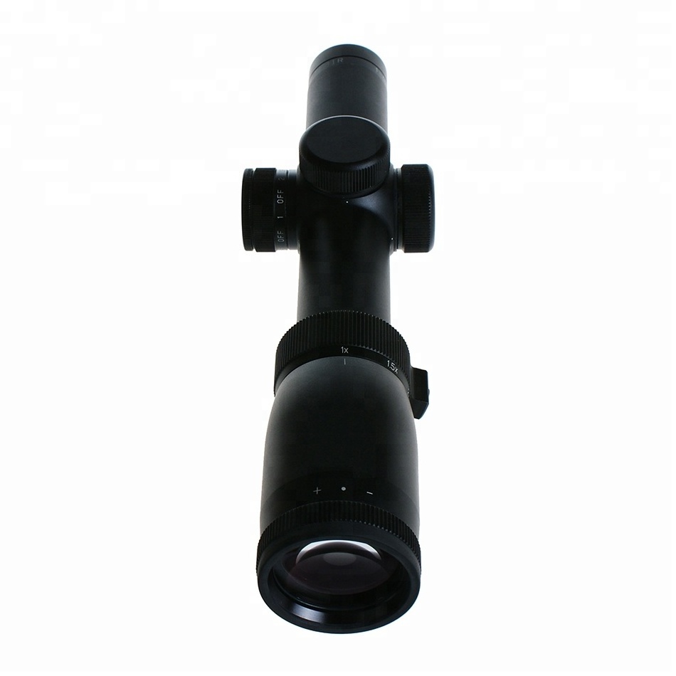 new power 1x to 6x illuminated optic night vision mini optic  scope 1-6x24 IR scope