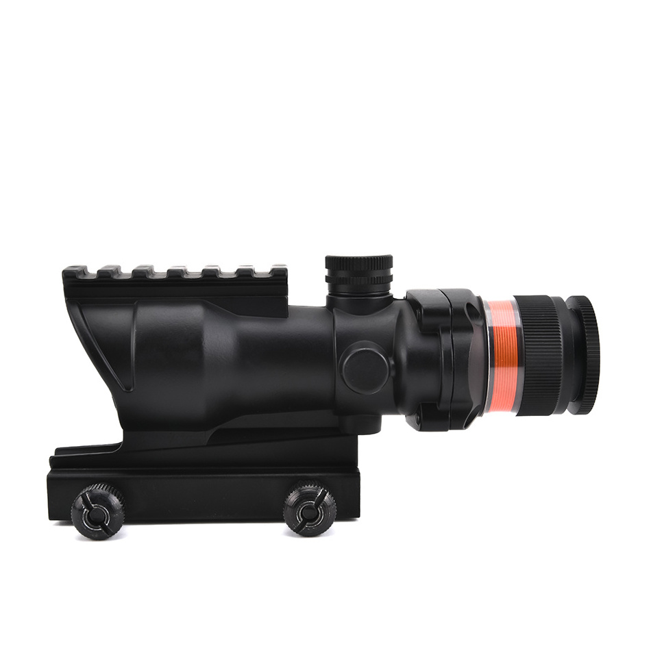 ACOG 4X32 Reticle Scope Red dot sight  for Hunting Shooting Tactical 20MM Mount reflex sight