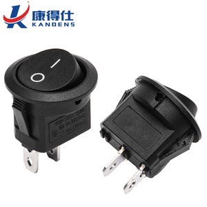 KCD2-101 2 pin on off rocker switch mini round switch for table lamp electrical appliance