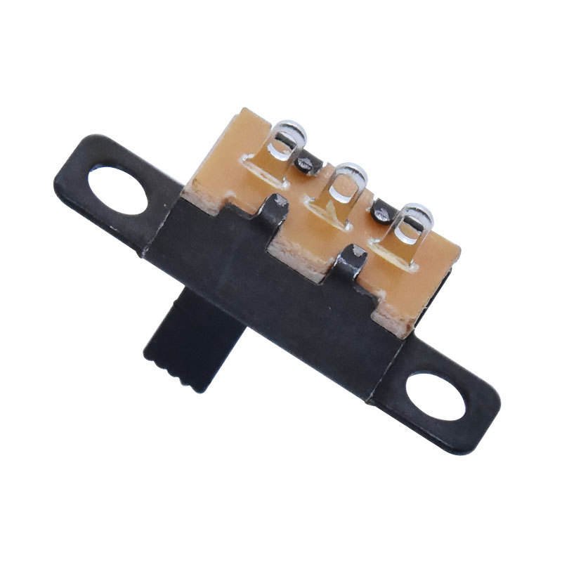 Kandens SS12F15 Slide Switches 2 Pole 2 Way 3 Pin SPDT 1P2T EG Vertical Mini Toggle Switch with Mounting Hole