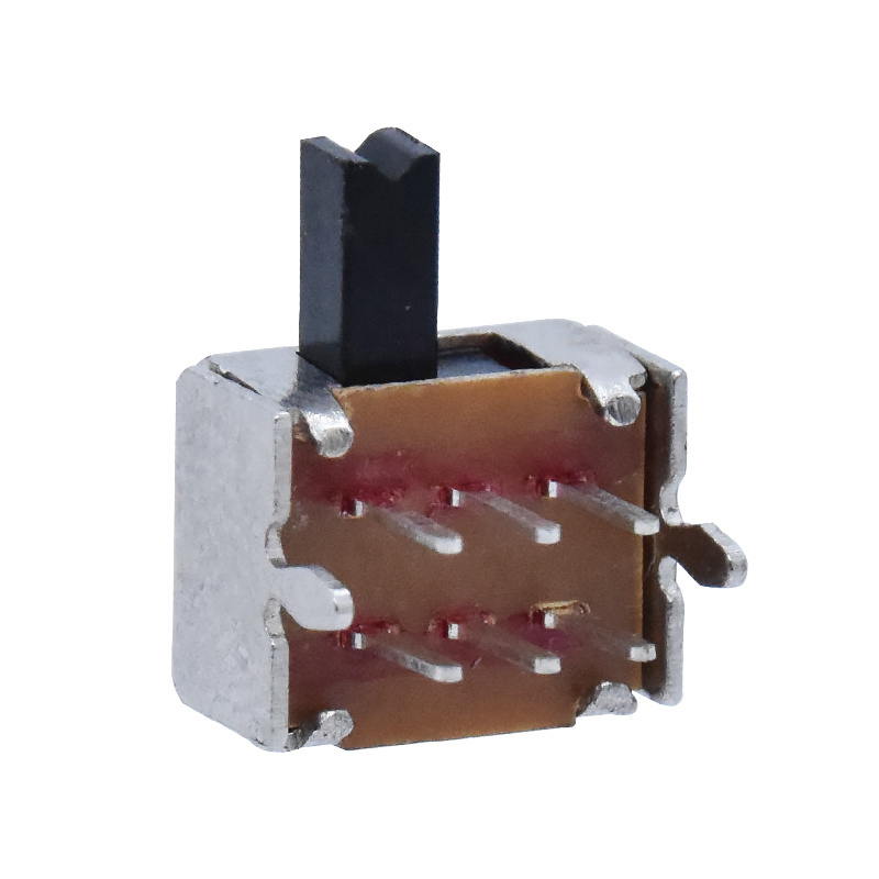 Kandens SK22D02 2 Ways Slide Switches 2P2T VG 6 Pin DPDT 0.3A 30V Horizontal Micro Toggle Switch with 2 Positions