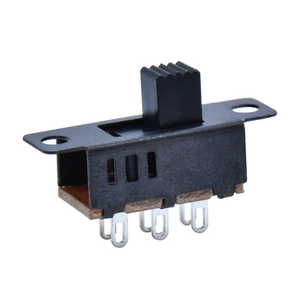 DIP Vertical 2P3T 1P2T SG 3/6 pin Slide switch with Screw Mounting Hole Toggle switch Knob height customizable SS23D32