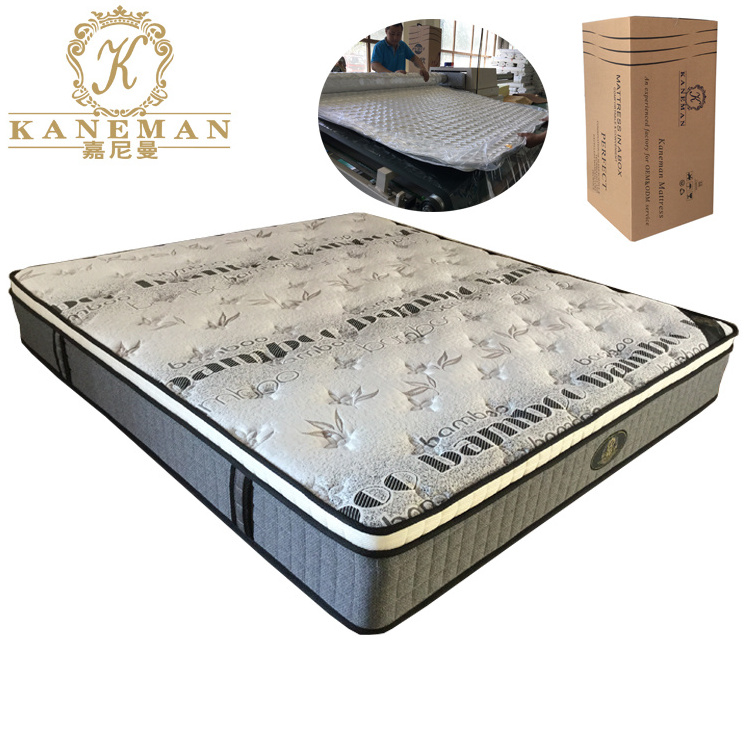 Pocket Spring Mattress 7 Zone Matratze Matelas Sleeping Well Pocket Spring Gel Memory Foam In Box Queen King Size Mattress