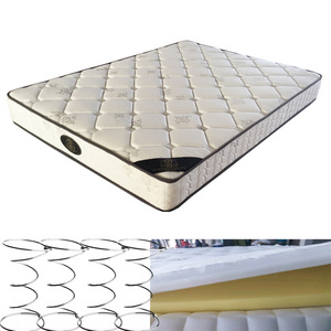 Queen King Size 8 inch High Density Foam Mattress Rolled Up Packing Into A Box Bonnell Coil Spring Mattress