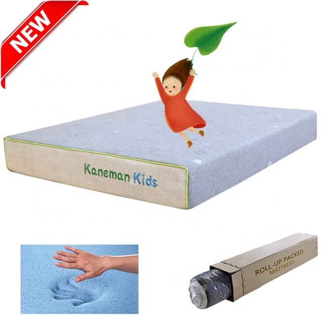 Kaneman hot sale wholesale 8 inch high quality breathable sleeping baby crib certified foam bed kids mattress bedding