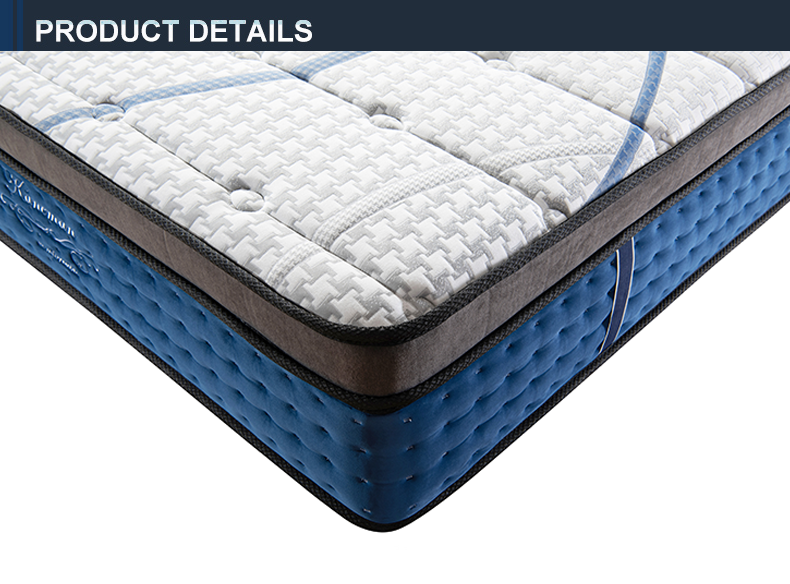 Top Selling Dunlop latex foam fold compress box package pocket spring coil mattress visco pocket mattress made in china factory