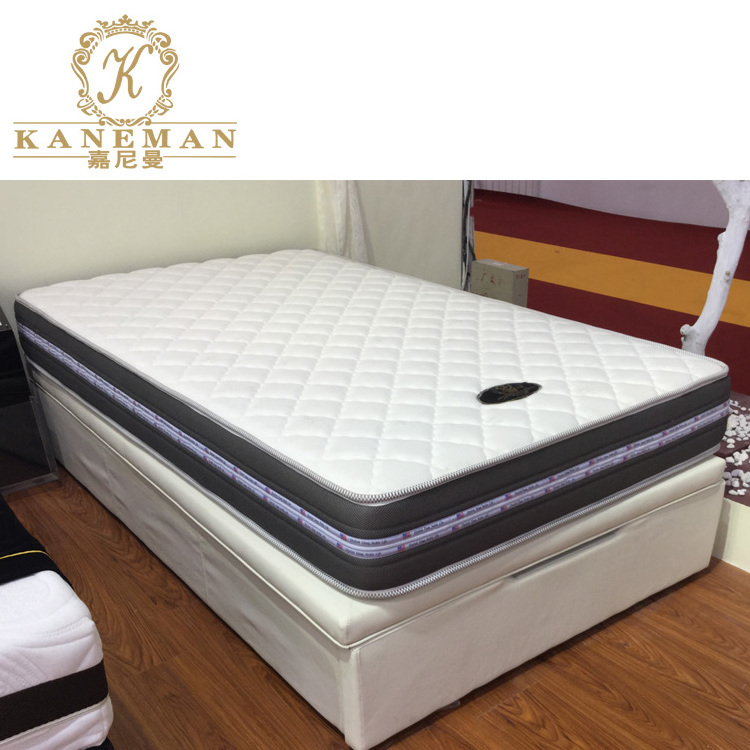 two sides use Europe style roll up gel memory foam mattress