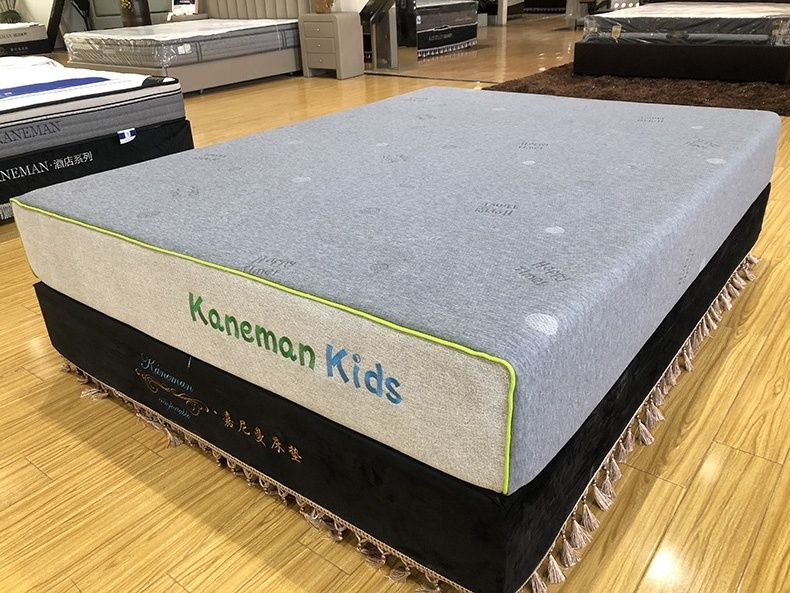 Kaneman hot sale wholesale 8 inch high quality breathable sleeping baby crib certified foam bed kids mattress bedding