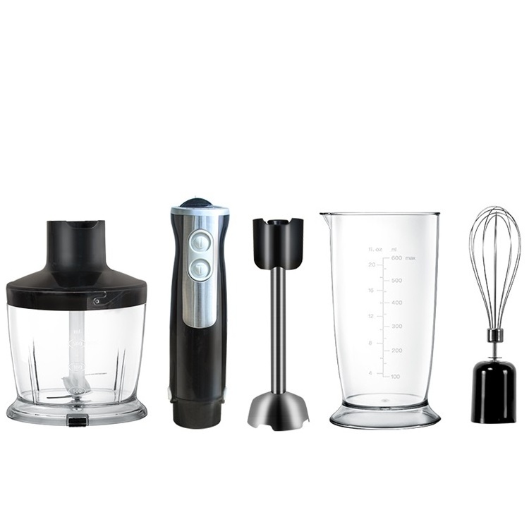 Powerful Multi Function Steel Hand Blender Set Food Processor 800W For Home Use Stick Blender