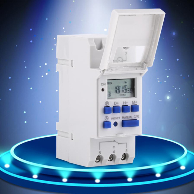 Din Rail Programmable Digital Timer Switch THC15A Relay Control Power 220V 230V 6A 10A 16A 20A 25A 30A Electronic Weekly