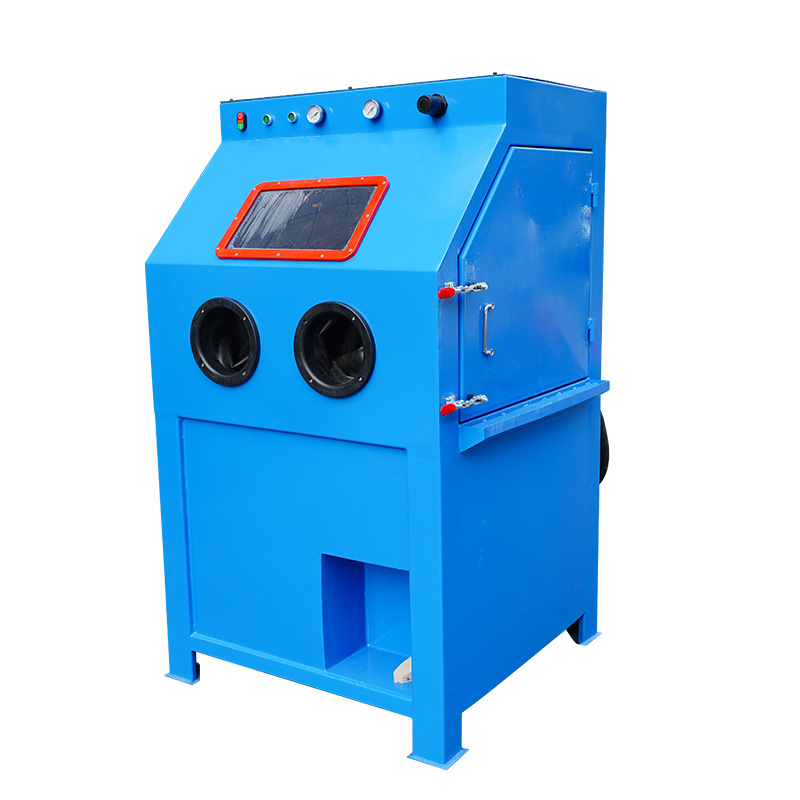 High efficiency wet sandblasting machine water blasting cabinet for rust removal