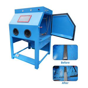 Industrial water blasting cabinet, wet sandblasting machine