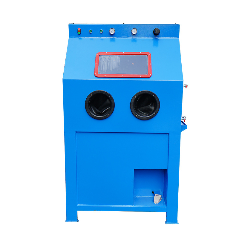 High efficiency wet sandblasting machine water blasting cabinet for rust removal