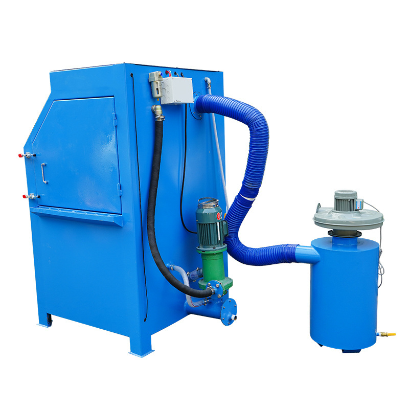 High efficiency wet sandblasting machine water blasting cabinet for rust removal