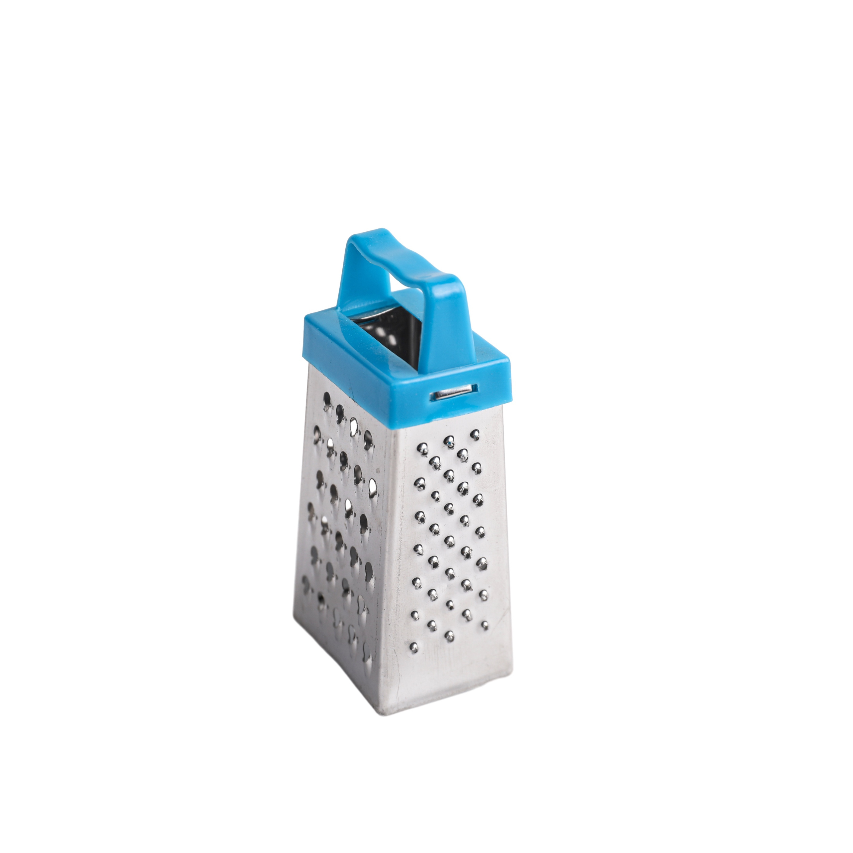 Wholesale oem multi kitchen gadget hand crank mini stainless steel 4 sides cheese food fruit grater