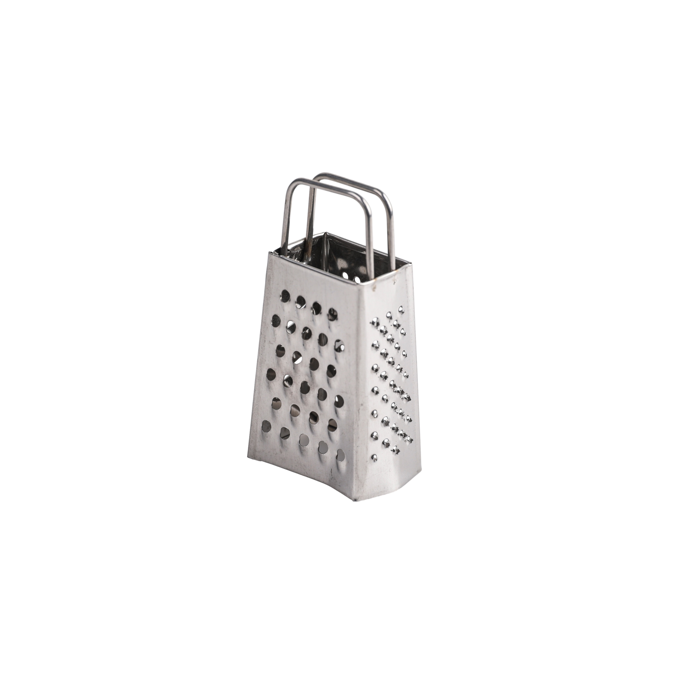 Wholesale oem multi kitchen gadget hand crank mini stainless steel 4 sides cheese food fruit grater