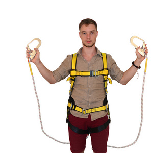 double hook 5 point safety harness