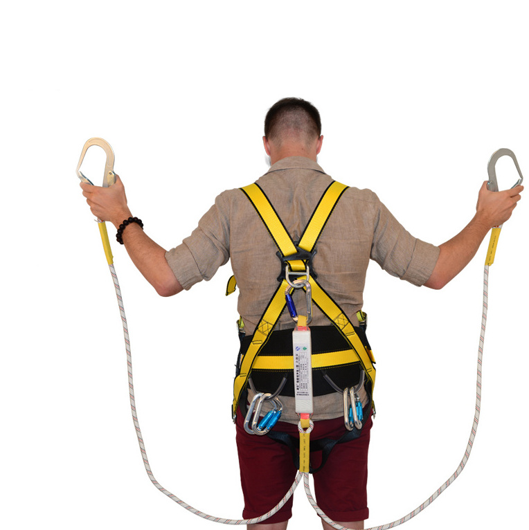 double hook 5 point safety harness