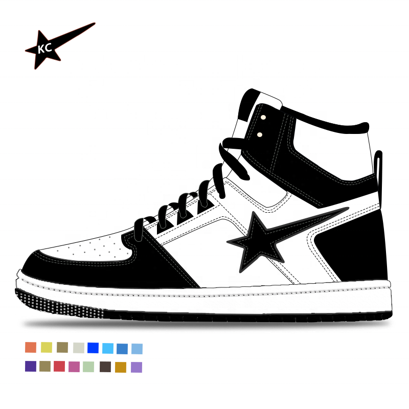 Tennis Men Woman Fashion Embroidered White Leather Vintage Basketball Trainer Sneaker Shoes Customize Logo Designer Luxury 36-46