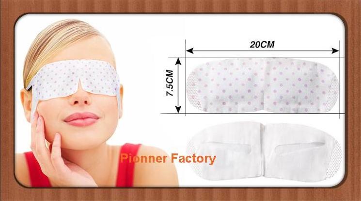 Disposable self heating hot compress relieve eye fatigue sleep relaxing heating eye masks