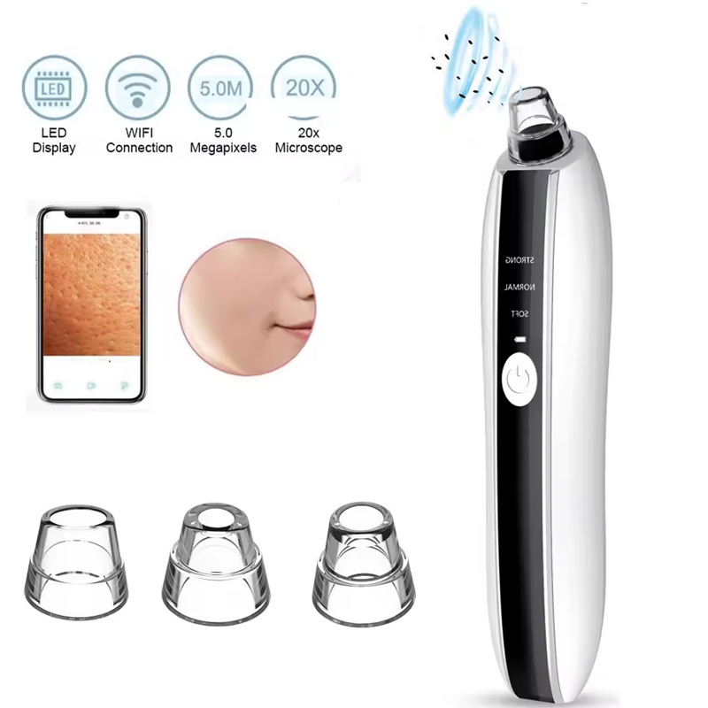 Efficient and fast blackhead remover vacuum acne cleaner deep cleaning pores precise adsorption vacuum blackhead remover