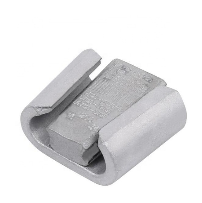 JXD 35-240mm2  28*50mm Wedge-Shaped Aluminum Alloy C-Type Wire Clamp Overhead Cable Clamp