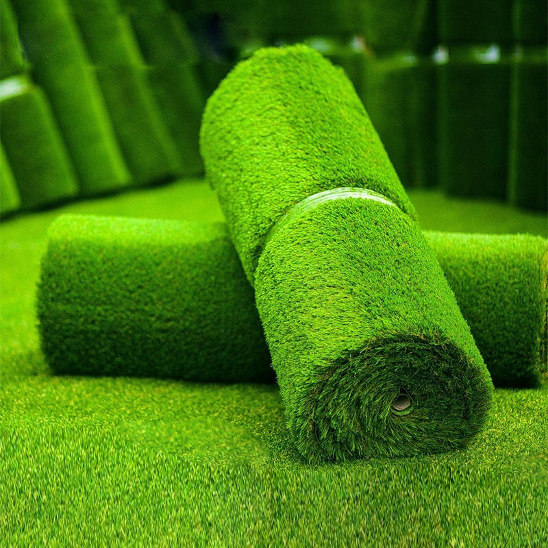 Garden Yard Synthetic School Soccer Lawn Artificial Turf Roll Green Artificial Grass Carpet For Football Field