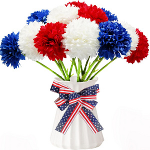 Funeral Memorial Day Silk Artificial Flowers Bouquet For Cemetery Decorations Grave Memorial Sympathy Flowers