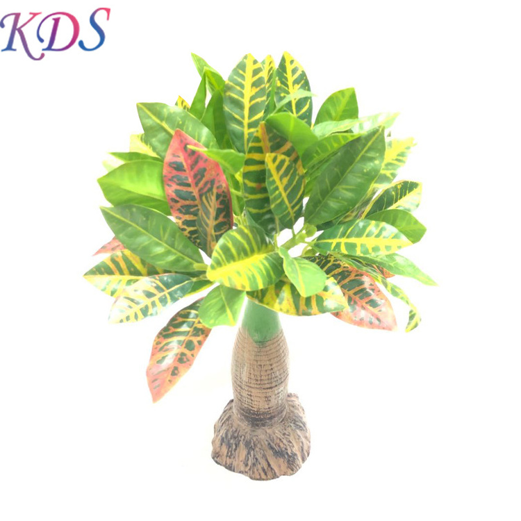 Artificial plants simulation banyan bonsai plants potted fake faux plants decoration tree for home & garden decor bonsai