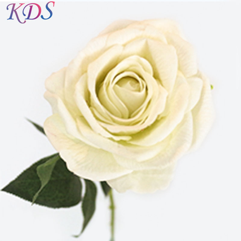 red roses fake artificial flower bulk decoration wedding flower faux silk flower bouquets wholesale home wedding decor fake rose