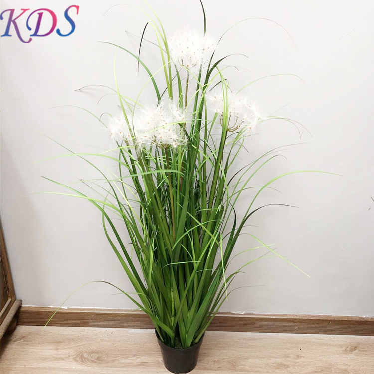 Artificial onion grass Simulation  green plants potted plant for Home&wedding& office decoration bunny tail grass dried flower