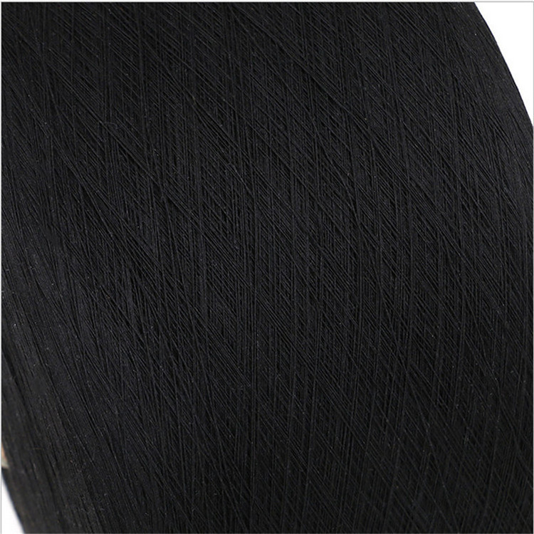 Nm10/1  20/1 Black Recycled/Regenerated Cotton Yarn for Knitting and weaving