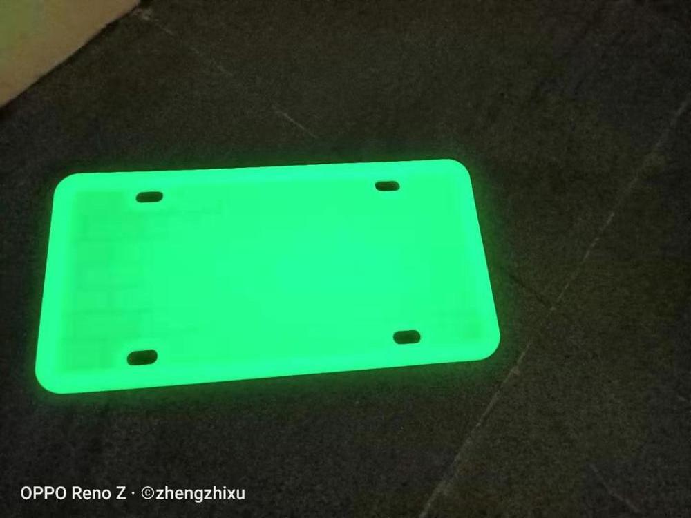 New Hottest Sale Fluorescence Silicone License Plate Frame. Fluorescence Plate Frame