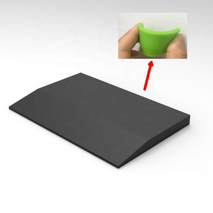 New Self-Adhesive Screen Stencil Printing Squeegee, Rubber Squeegee Screen Printing Tools for Applying Chalk Paste or Ink