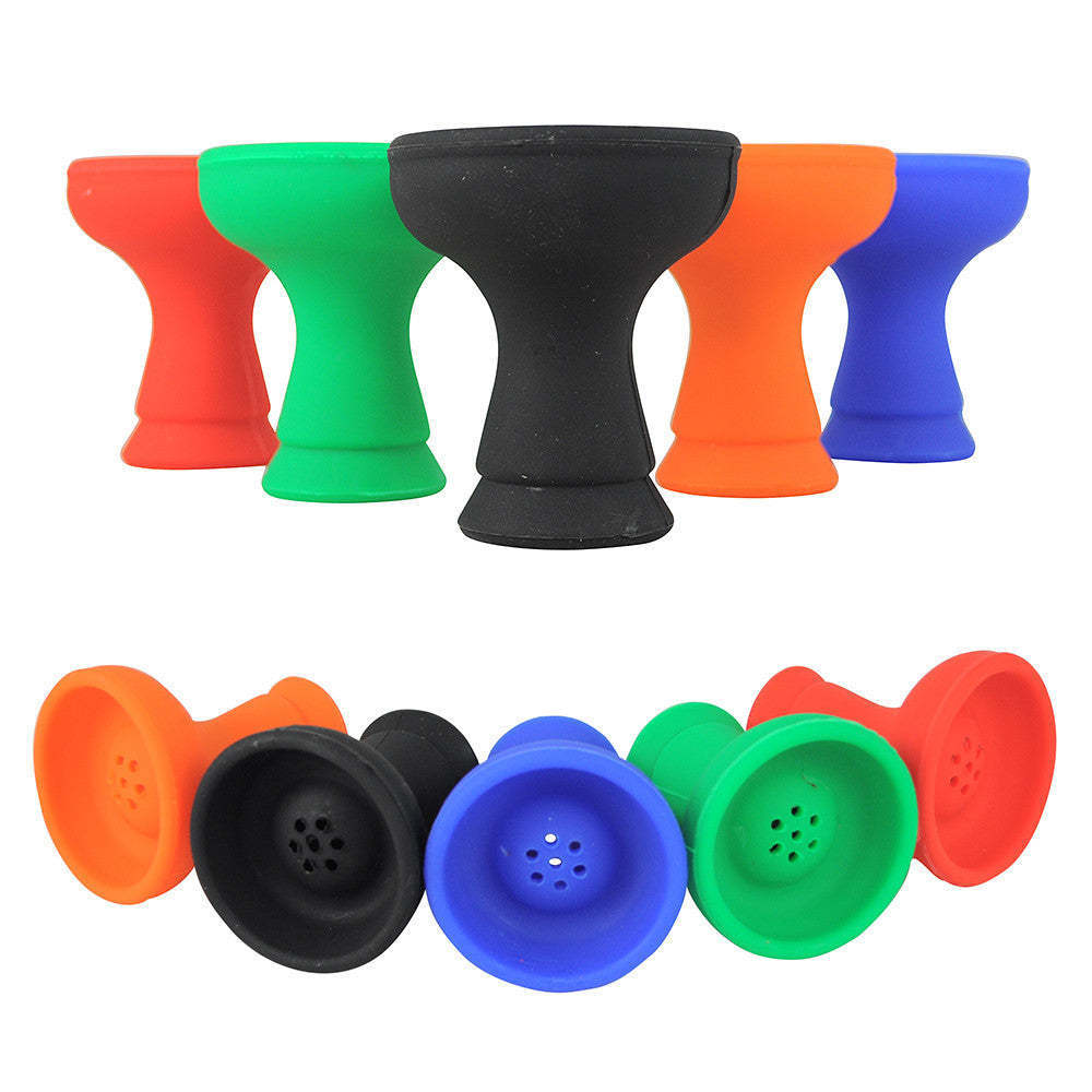 Silicone Shisha Hookah Bowl Head Shisha Tobacco Charcoal Holder Hookah Red