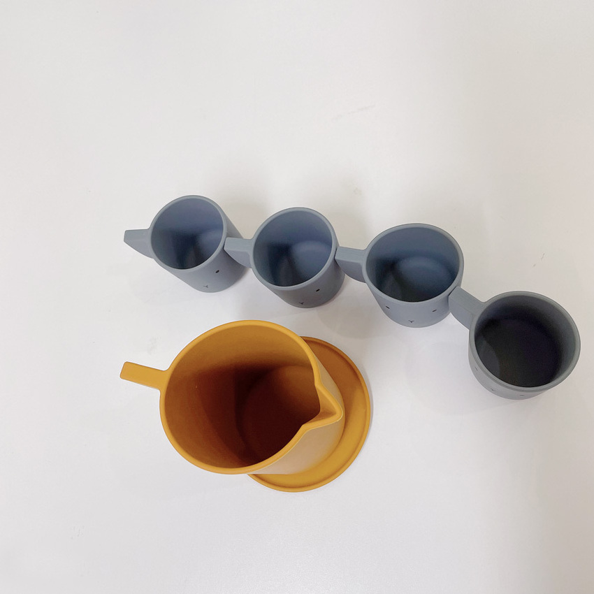 New Unbreakable Silicone  Baby Tea Cup Set