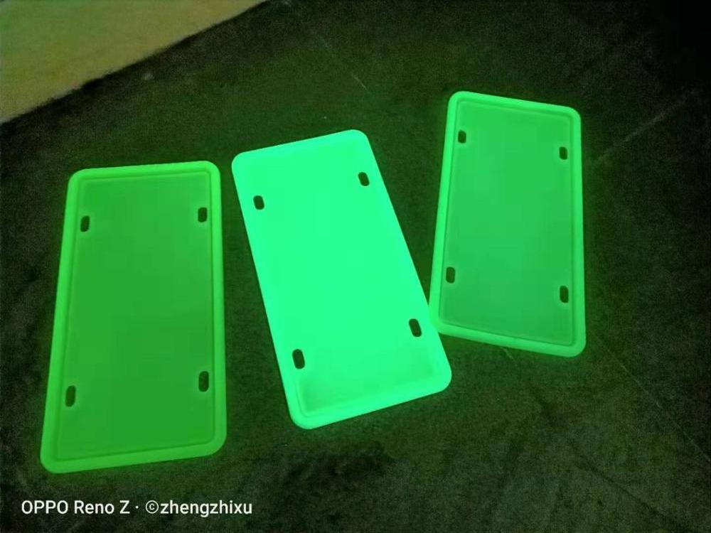 New Hottest Sale Fluorescence Silicone License Plate Frame. Fluorescence Plate Frame