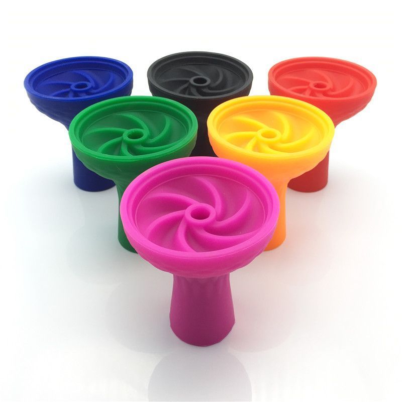 Silicone Shisha Hookah Bowl Head Shisha Tobacco Charcoal Holder Hookah Red