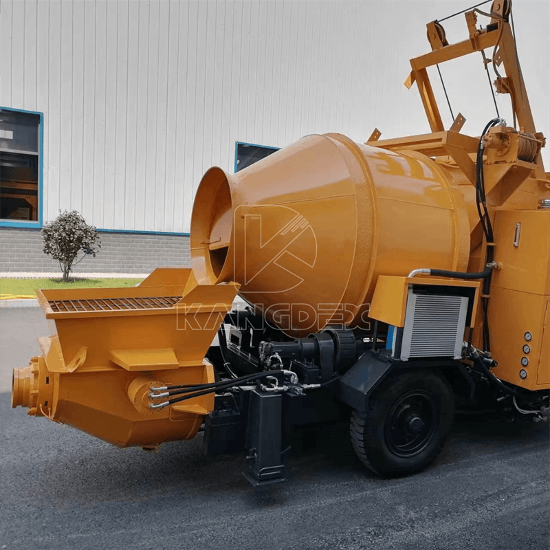 JBT30.6.62RS Diesel or Electric Mini Portable Cement Mixing Pump Small Concrete Mixer 6mpa Delivery Height 50m with Pump 30m3/h